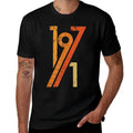 Birthday Vintage 70s Style 1971  Summer-ready Fabric T-Shirt