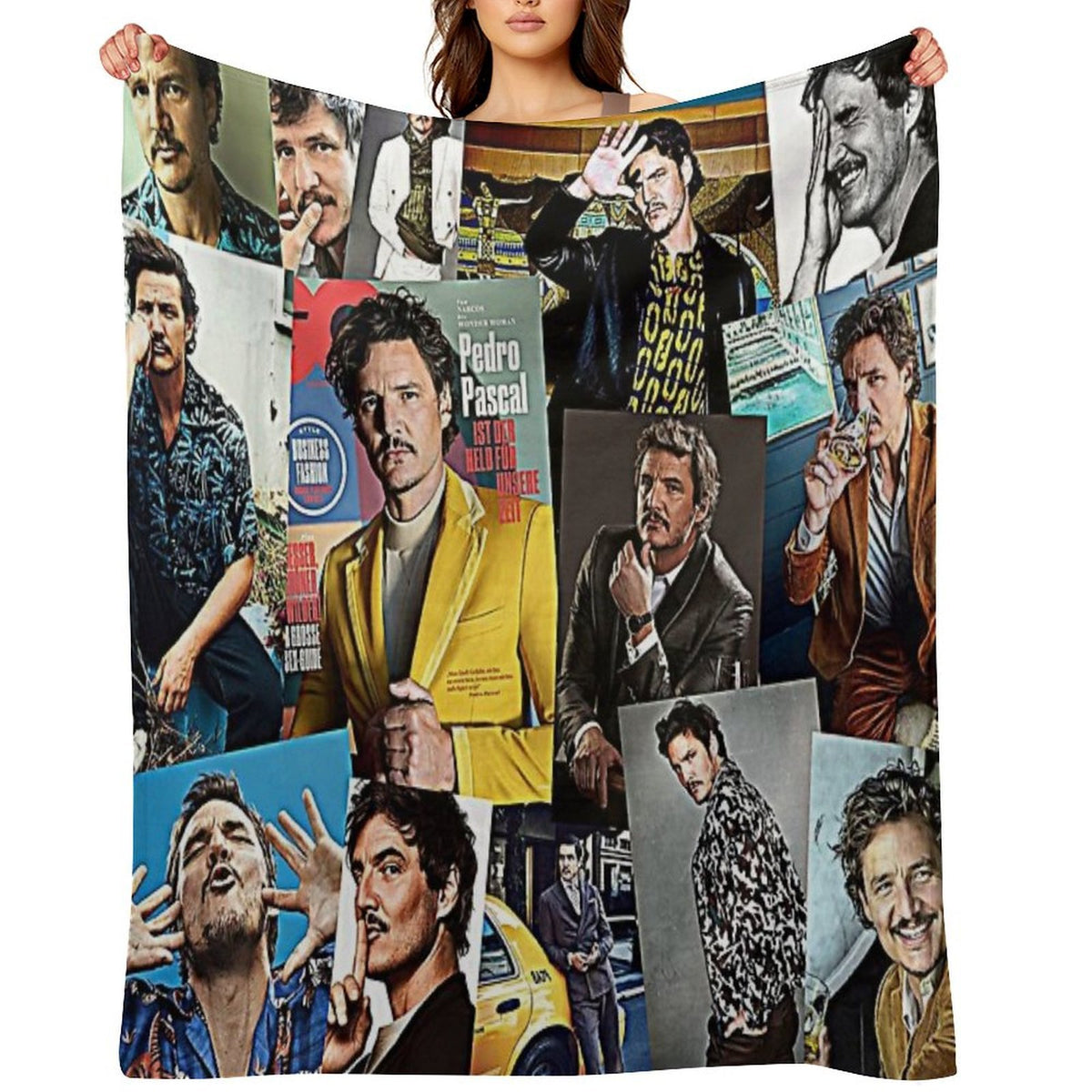 Pedro Pascal Lightweight Throw Blanket
