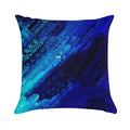 Cobalt Soft Short Plush Fabric Throw Pillow