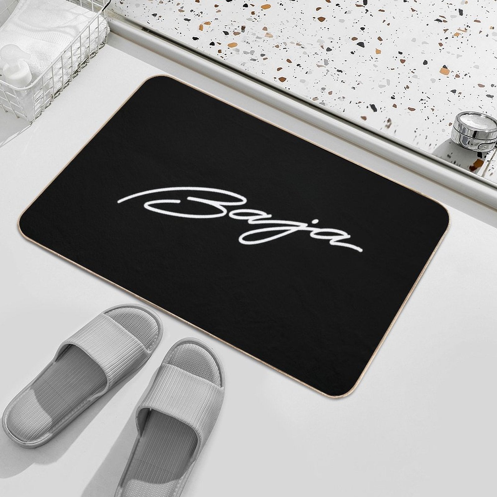 Baja Symbol  Eco-Friendly Bath Mat