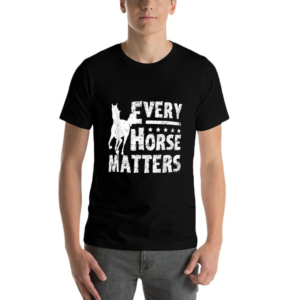 Horse Rescue Every Horse Matters  High-quality Stitching T-Shirt