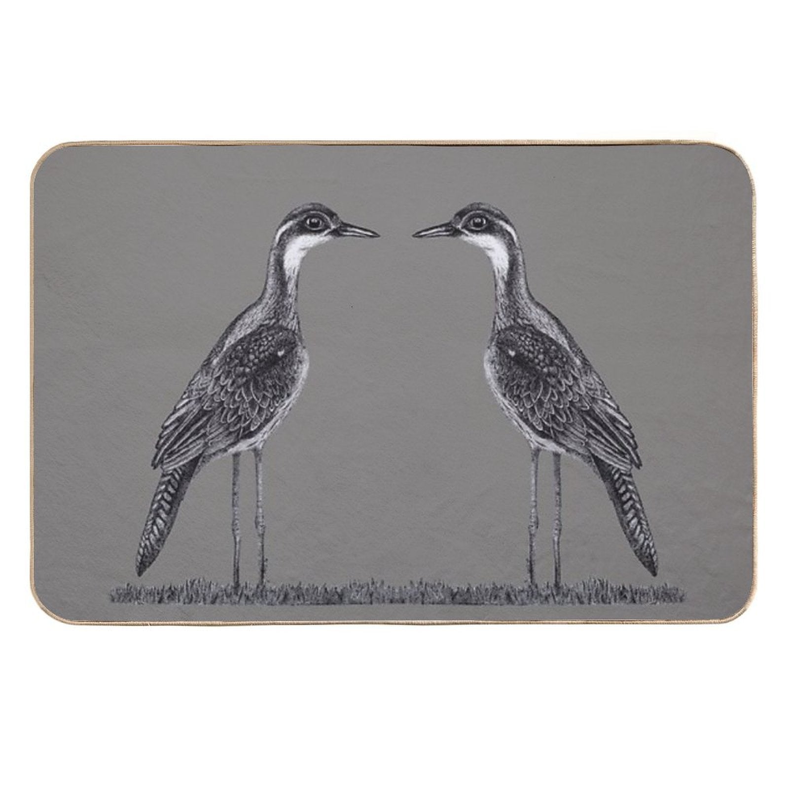 Bush Stone-Curlew Durable Bath Mat