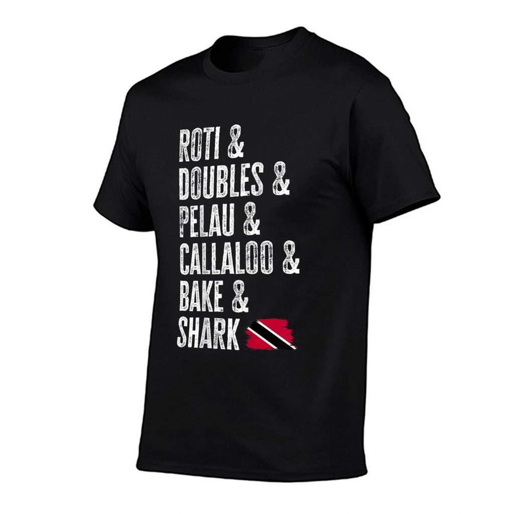 Flag Trinidad And Tobago Food  Cotton T-Shirt