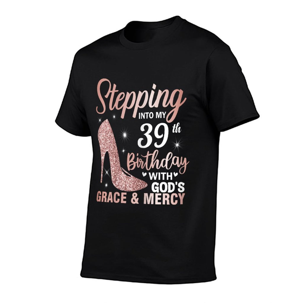 Stepping Into My 39th Birthday Women 39 Year Old Bday  Vintage-inspired T-Shirt