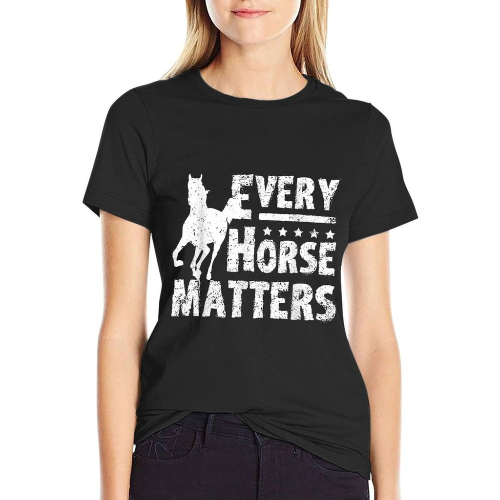 Horse Rescue Every Horse Matters  High-quality Stitching T-Shirt