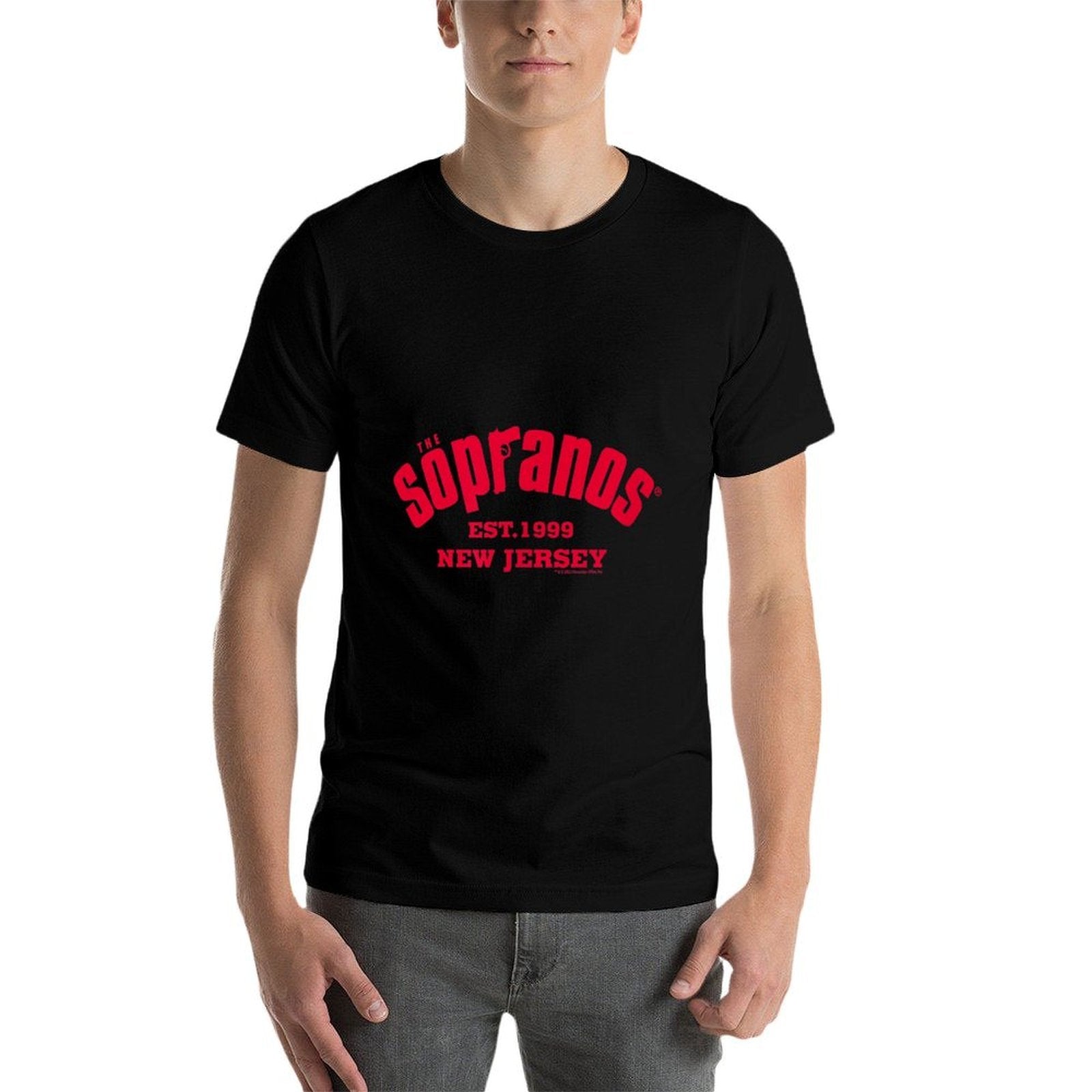 The Sopranos 1999 New Jersey Adult  Polyester Blend T-Shirt
