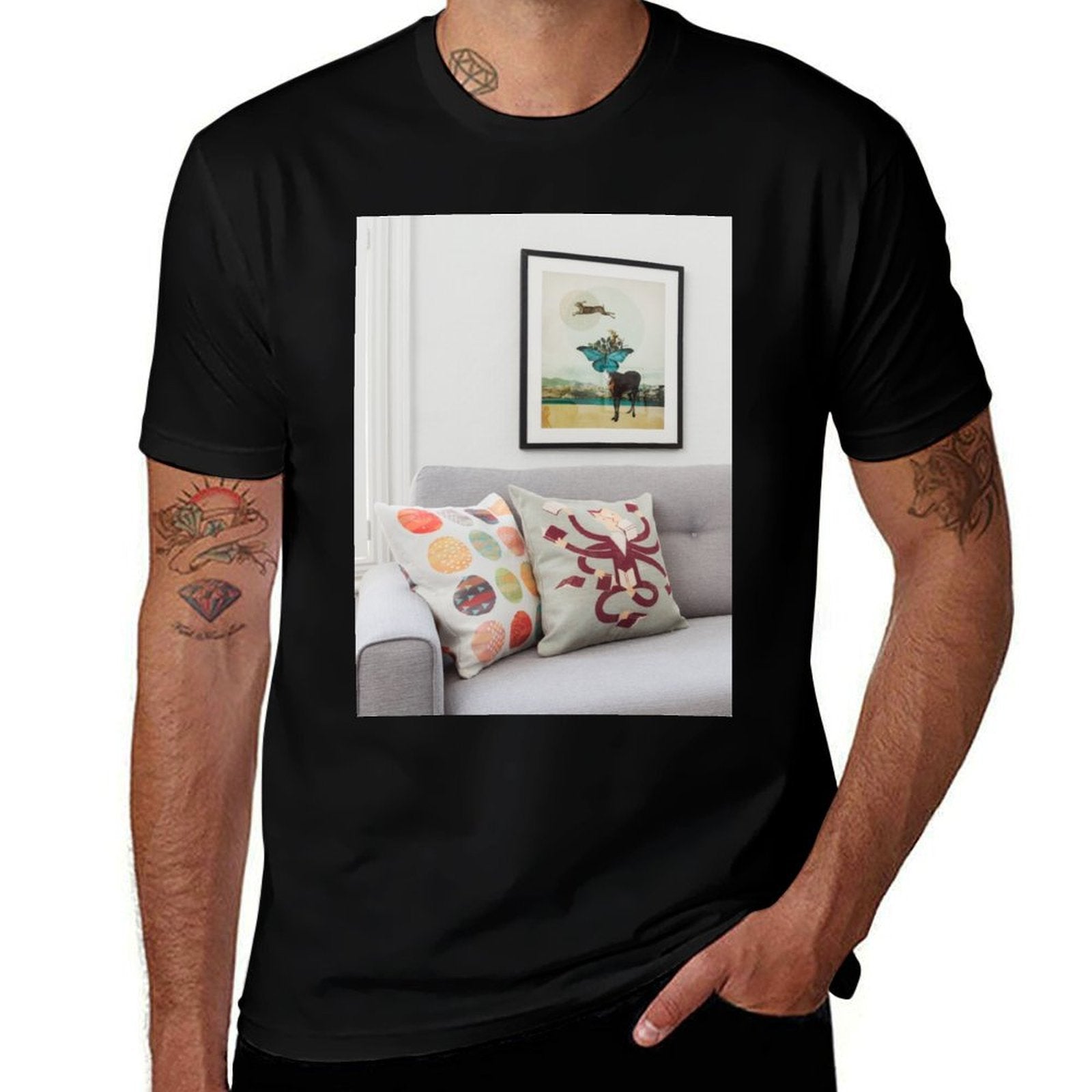 Throw Pillows  Versatile T-Shirt
