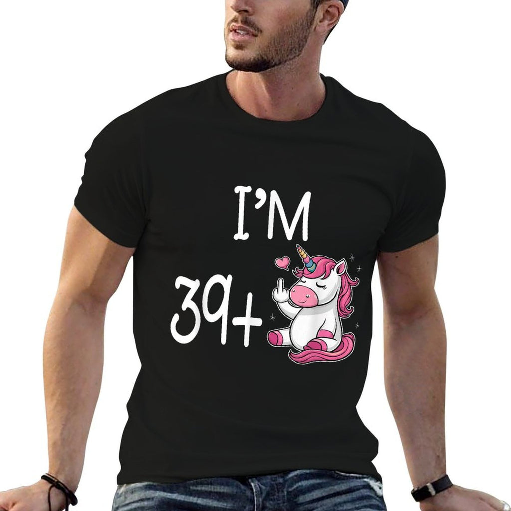 I Am 39 Plus 1 Middle Finger Skeleton 40th Birthday Women  Vintage-inspired T-Shirt