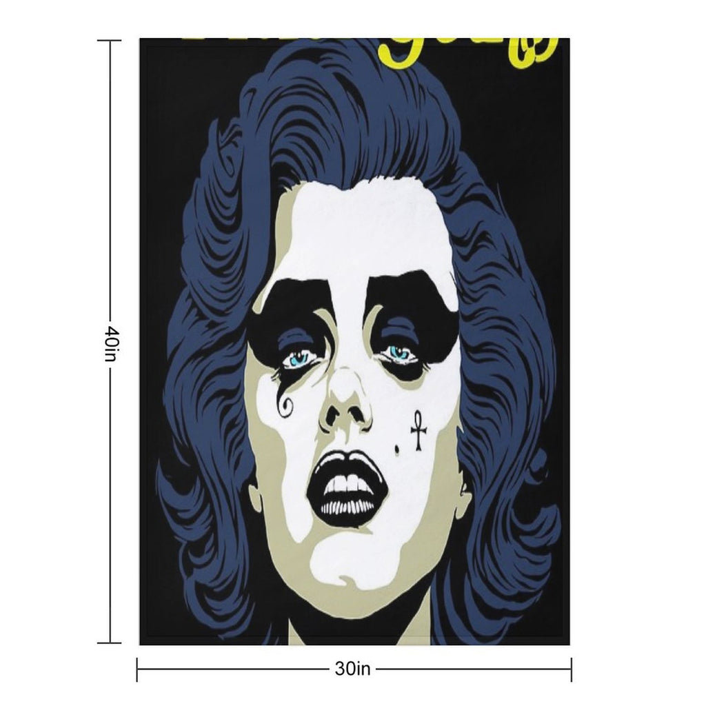 Gentlemen Prefer Goths Premium Throw Blanket