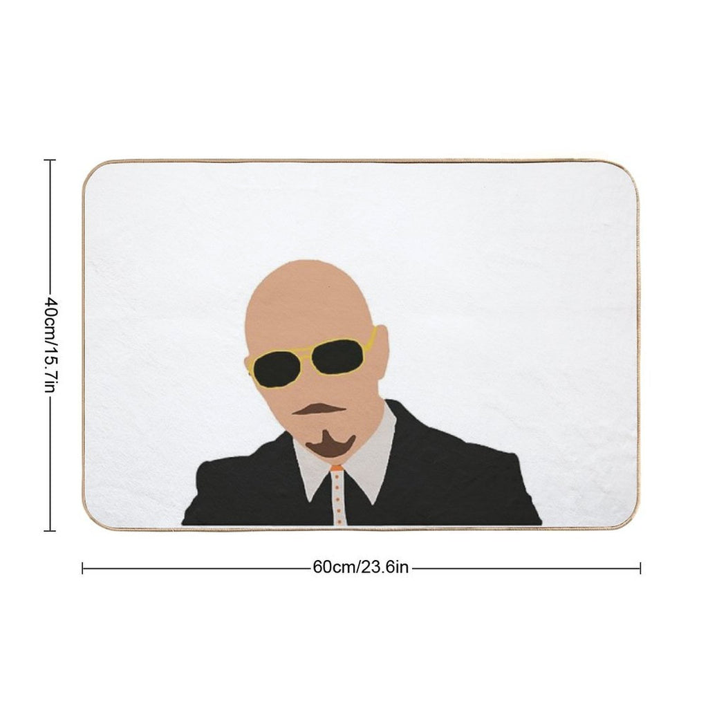 Mr Worldwide Drawing  Non-Slip Bath Mat
