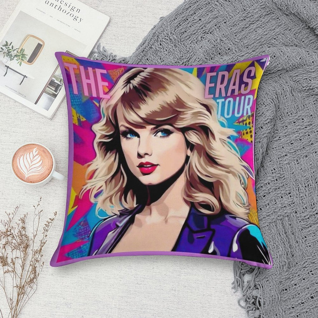 The Eras Tour Soft Skin-Friendly Throw Pillow