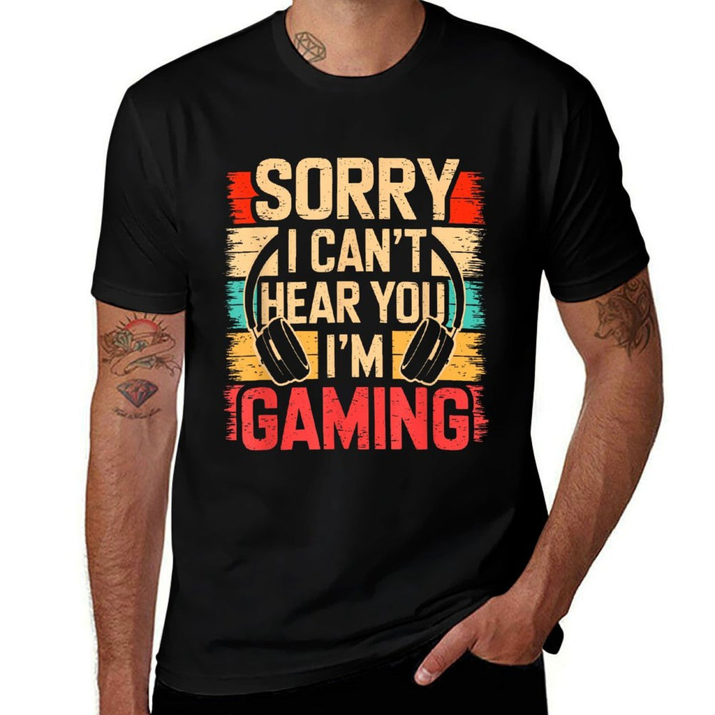 Funny Gamer Graphic Forns Boys Men Video Gaming  Breathable T-Shirt