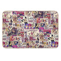 Hollywood Classics Collage  Slip-Resistant Bath Mat