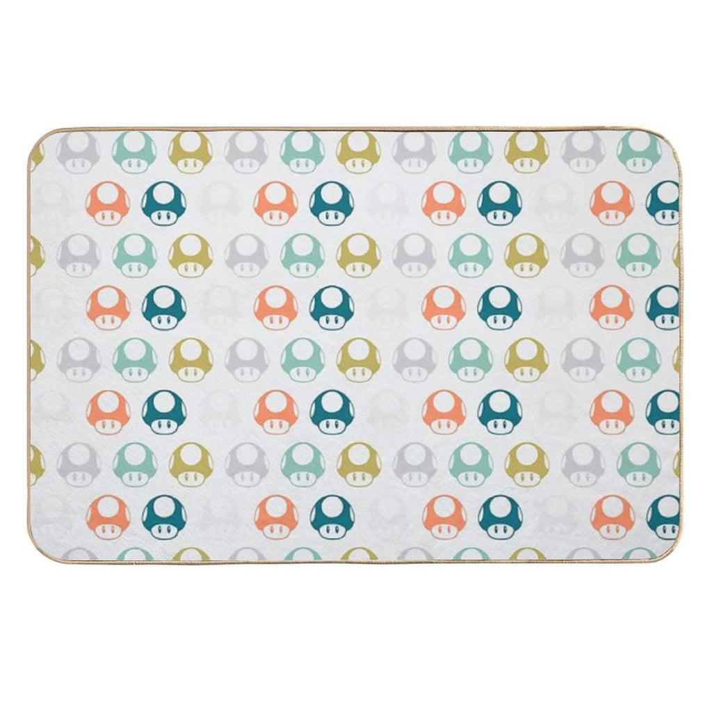 Mushrooms  Absorbent Bath Mat