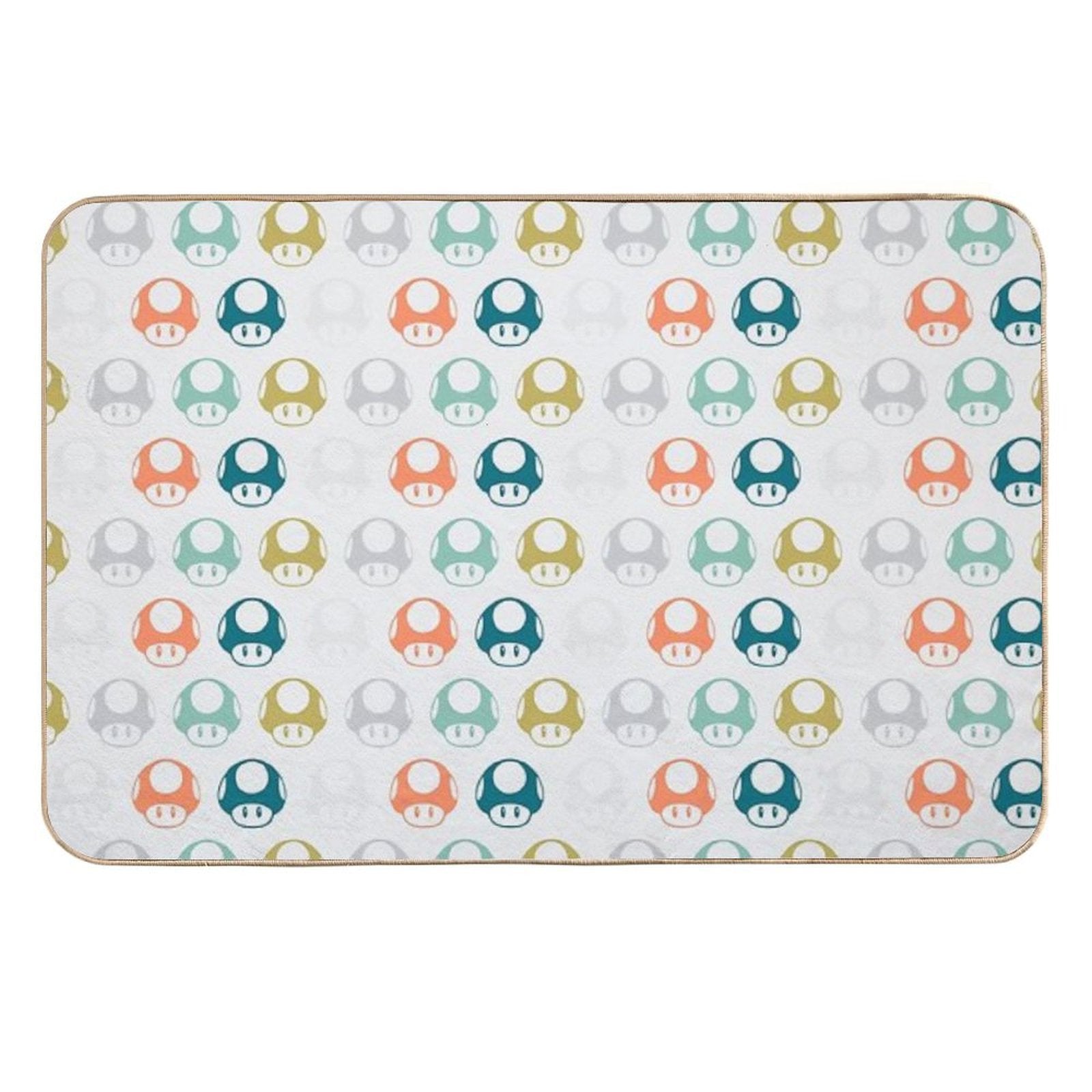 Mushrooms  Absorbent Bath Mat