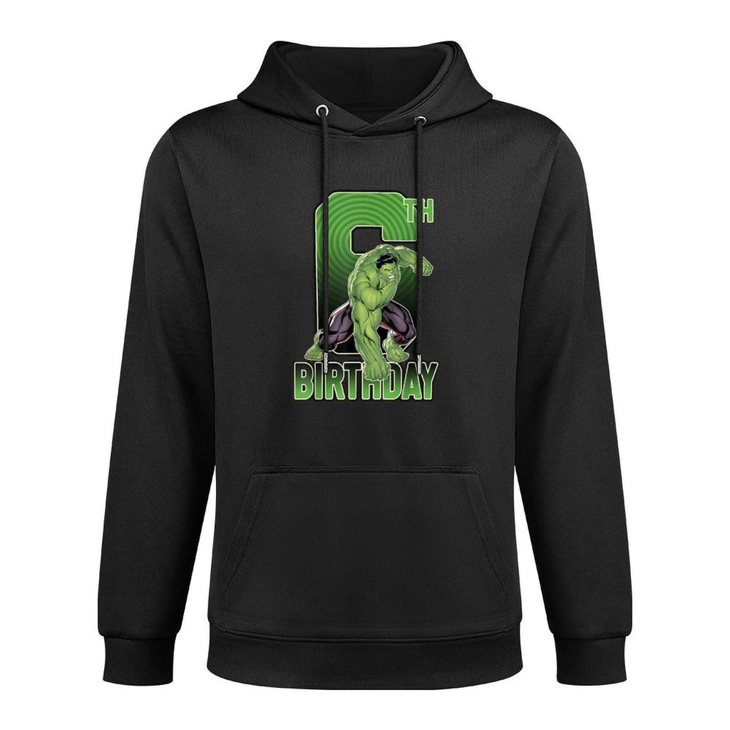 Marvel Hulk Smash 6th Birthday Graphic Shrink-Resistant Hoodie