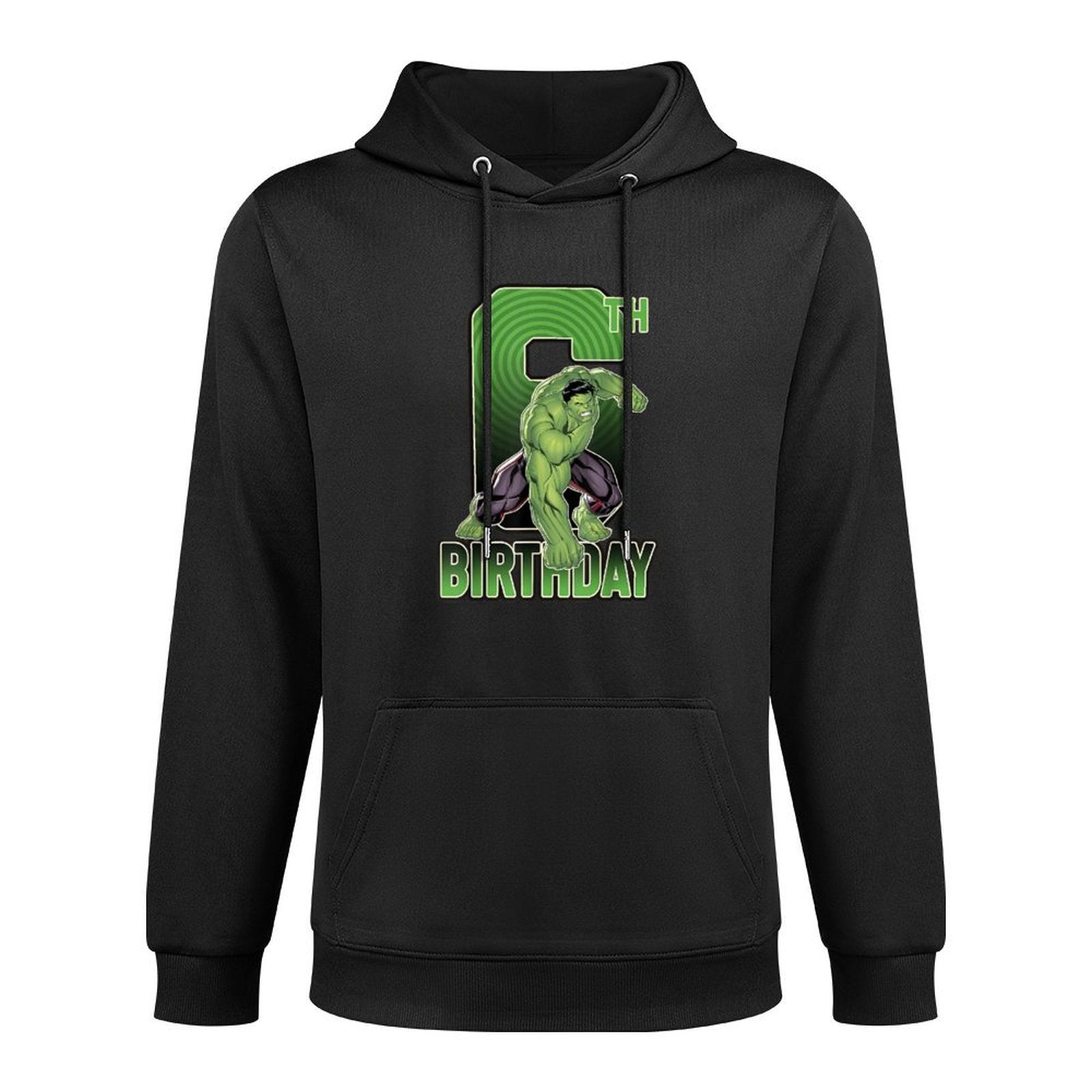 Marvel Hulk Smash 6th Birthday Graphic Shrink-Resistant Hoodie