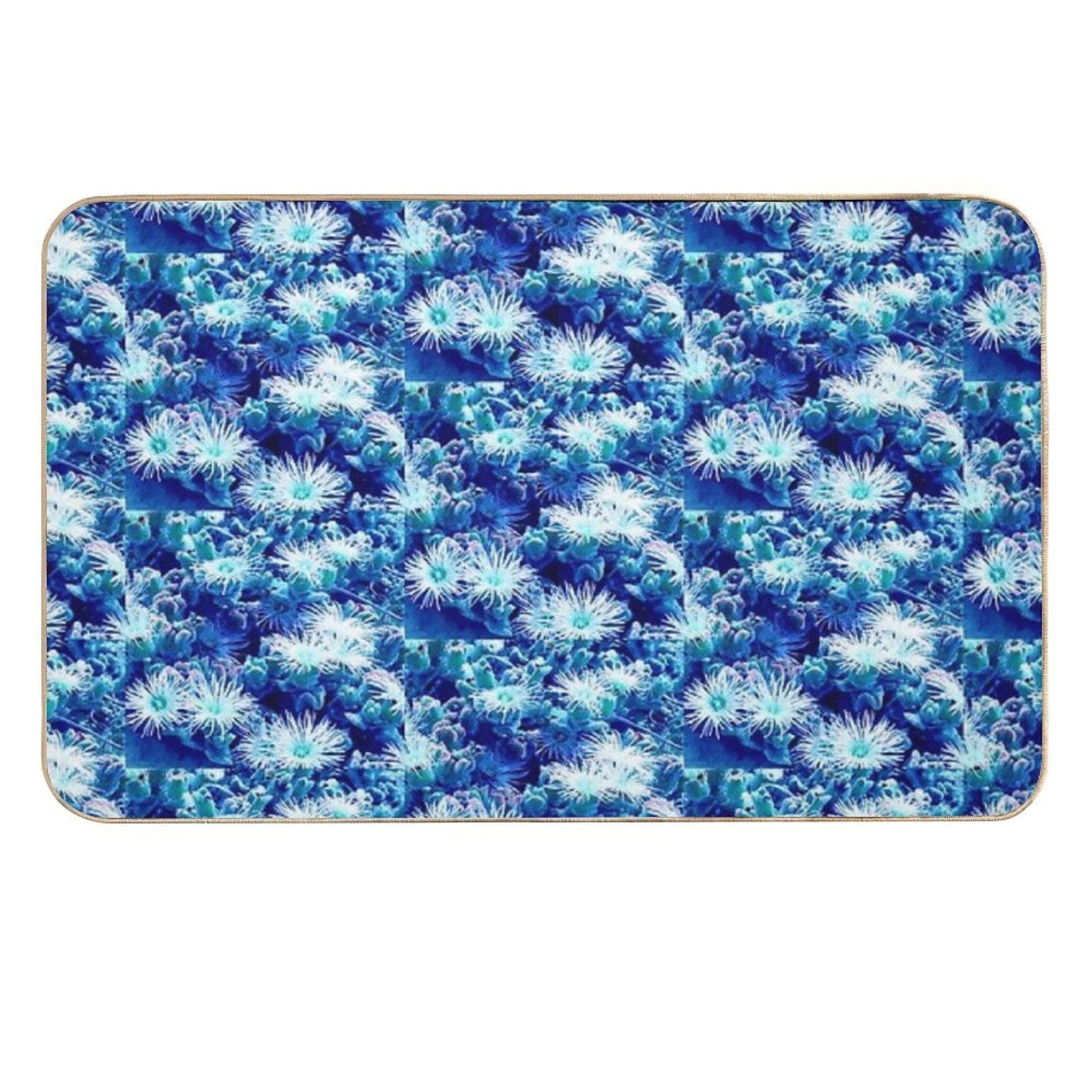 Blue Nature  Absorbent Bath Mat