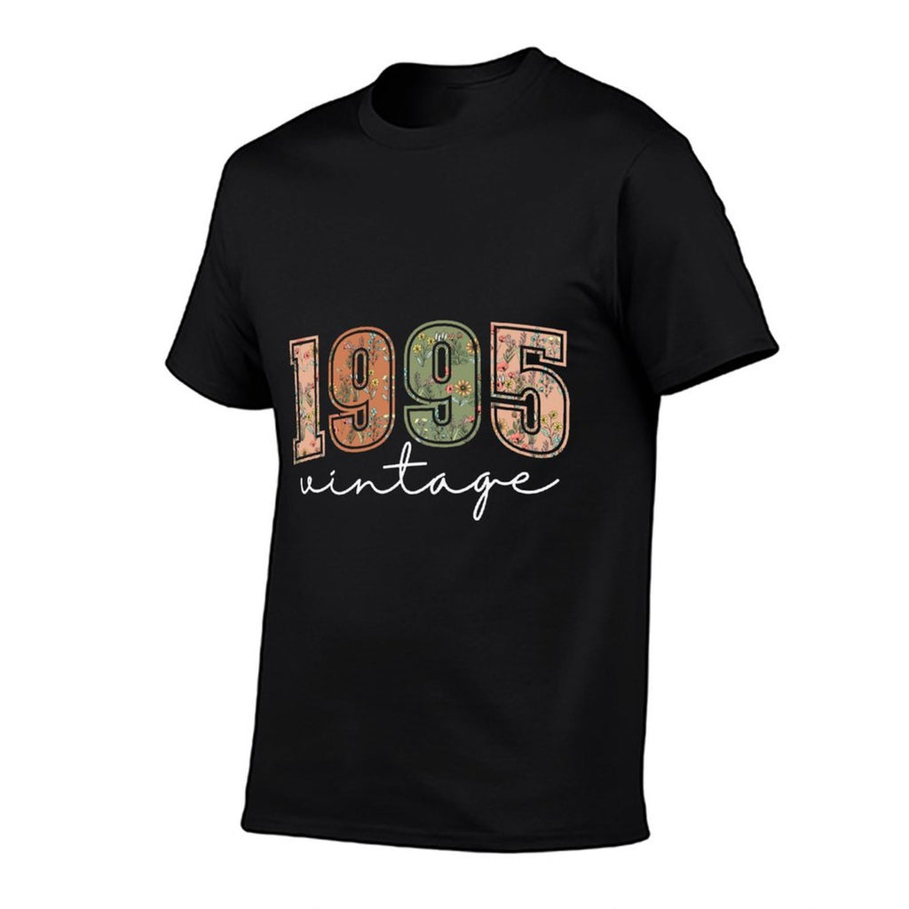 30 Years Old Vintage 1995 30th Birthday Wildflower Women  Easy-care T-Shirt