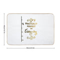 Practically Perfect in Every Way Inspired Silhouette  Long-Lasting Bath Mat
