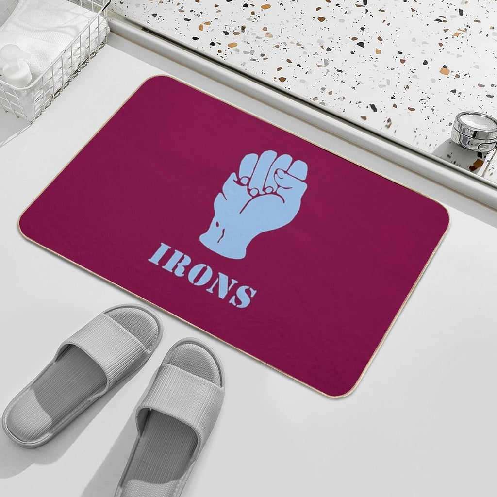 IRONS  Stain-Proof Bath Mat