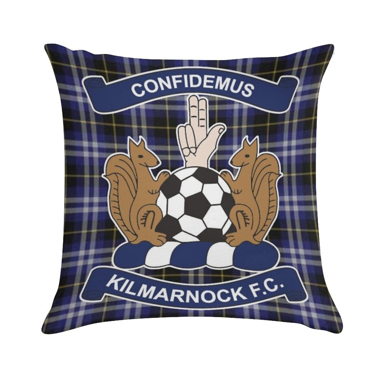 Killie Tartan Soft Durable Construction Throw Pillow
