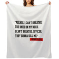 George Floyd T-ShirtJUSTICE FOR GEORGE FLOYD Quick-dry Throw Blanket