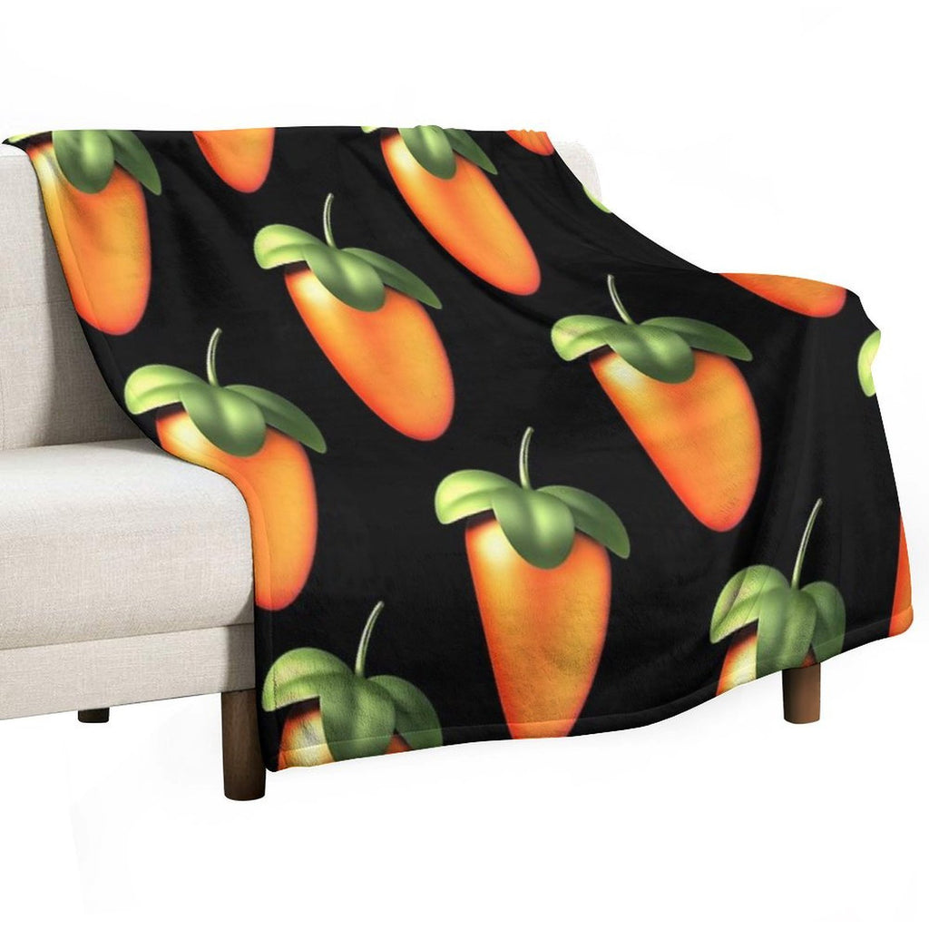 Fl Studio Logo Sticker Travel-friendly Throw Blanket