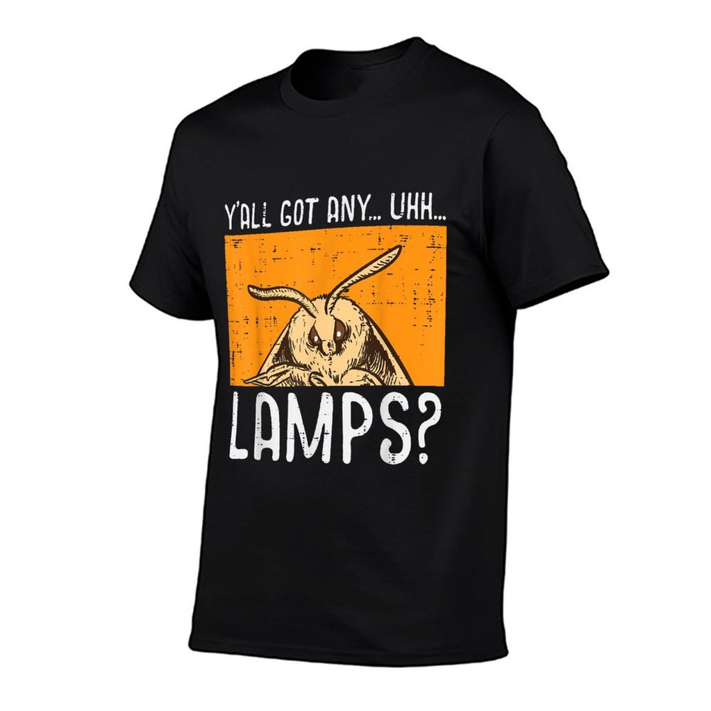 Moth Yall Got Lamps Funny Insect Meme Women Girls Kids Men  Easy-care T-Shirt