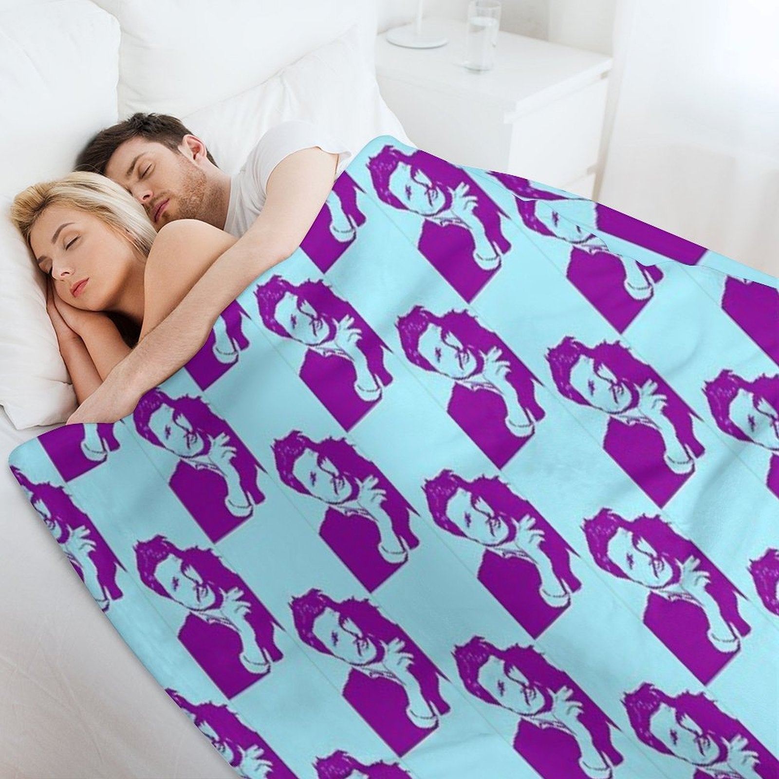 PEDRO PASCAL PURPLE Quick-dry Throw Blanket