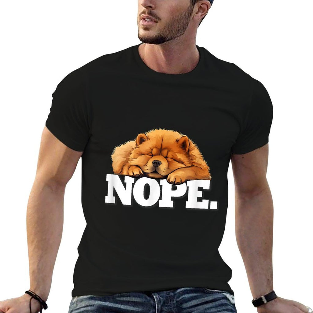 Cute Napping NOPE Chow Chow Lover  Durable T-Shirt