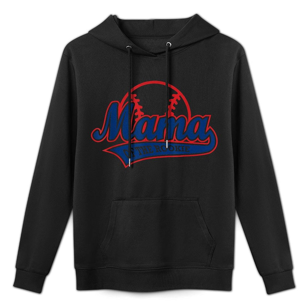 Funny Retro Baseball Mama of The Rookie Easy Care Hoodie