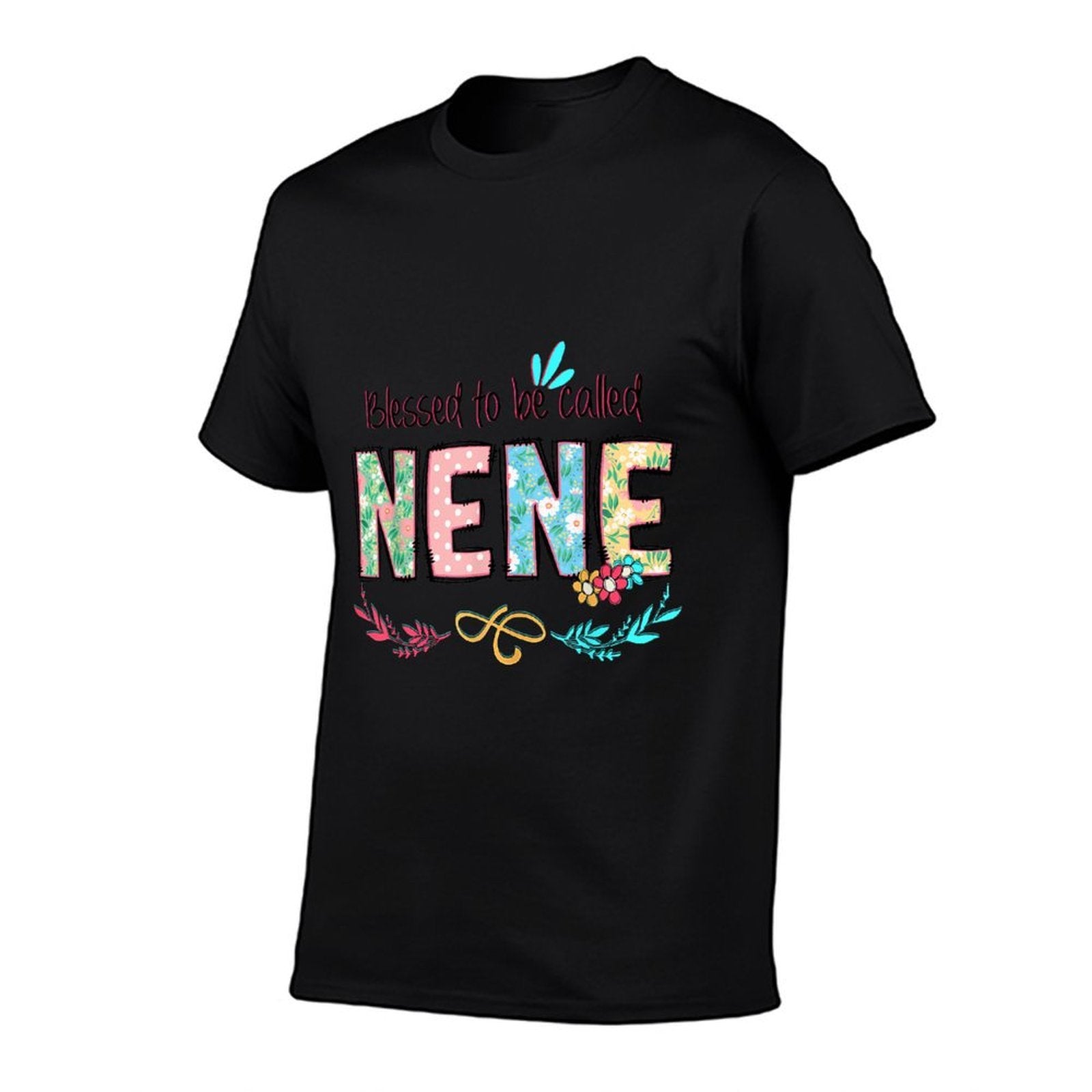 Blessed to Be Called Nene Floral Mothers Day  Moisture-wicking T-Shirt