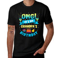OMG It's My Grandpa Birthday  Tagless Design T-Shirt