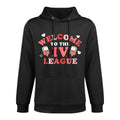 Infusion Nurse IV League Chemo Nursing RN Valentine Dialysis Cotton-Polyester Blend Hoodie