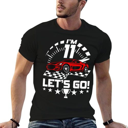 11 Year Old Race Car 11th Birthday Racing Racecar Boys Girls  Affordable Price T-Shirt