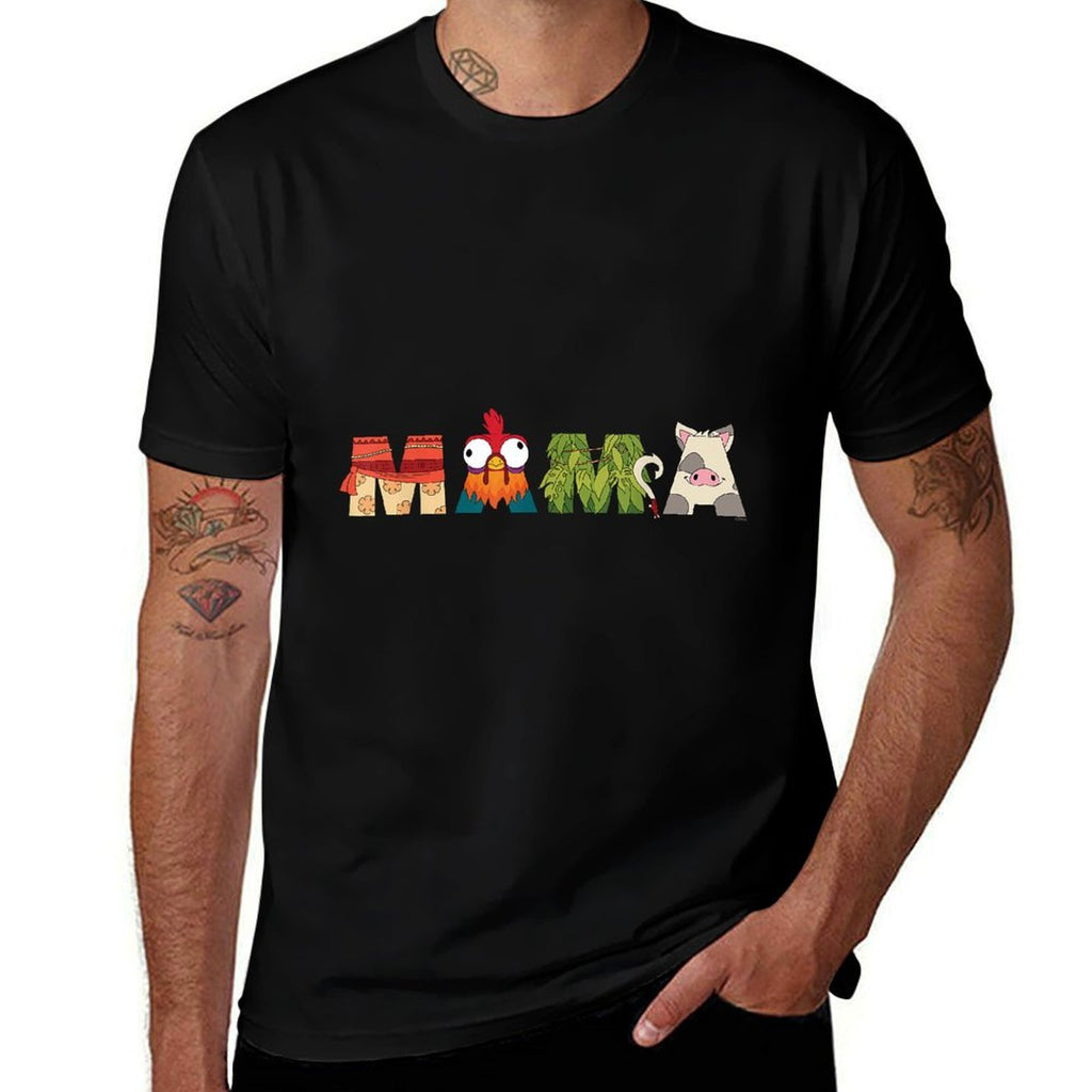 Disney Moana Letters Mama Mothers Day Birthday Gift  Classic T-Shirt