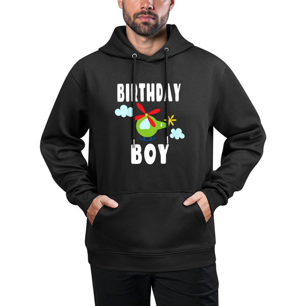 Kids Helicopter Birthday Party - Six Year Old - 6 On Tail Moisture-Wicking Hoodie