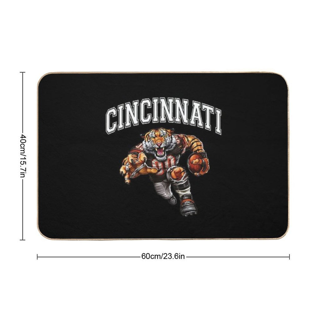 Cincinnati Football  Pet-Safe Bath Mat