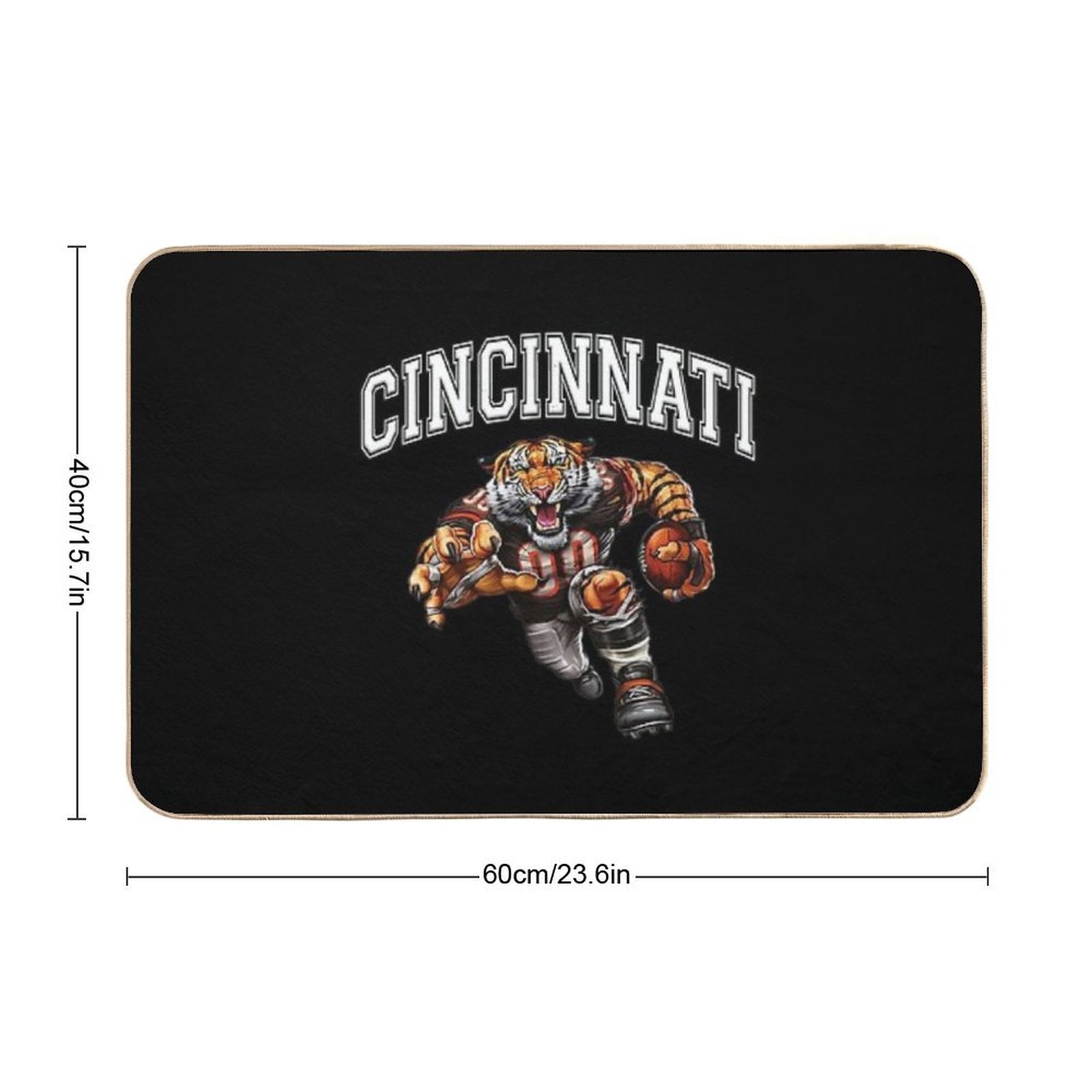 Cincinnati Football  Pet-Safe Bath Mat