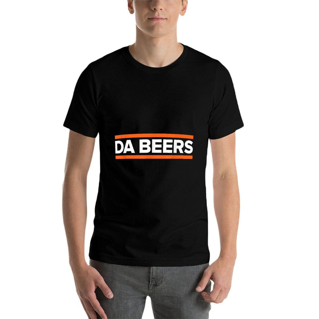 DA BEERS - Funny Party Beer Day Drinking Blue  Orange  Graphic-printed T-Shirt