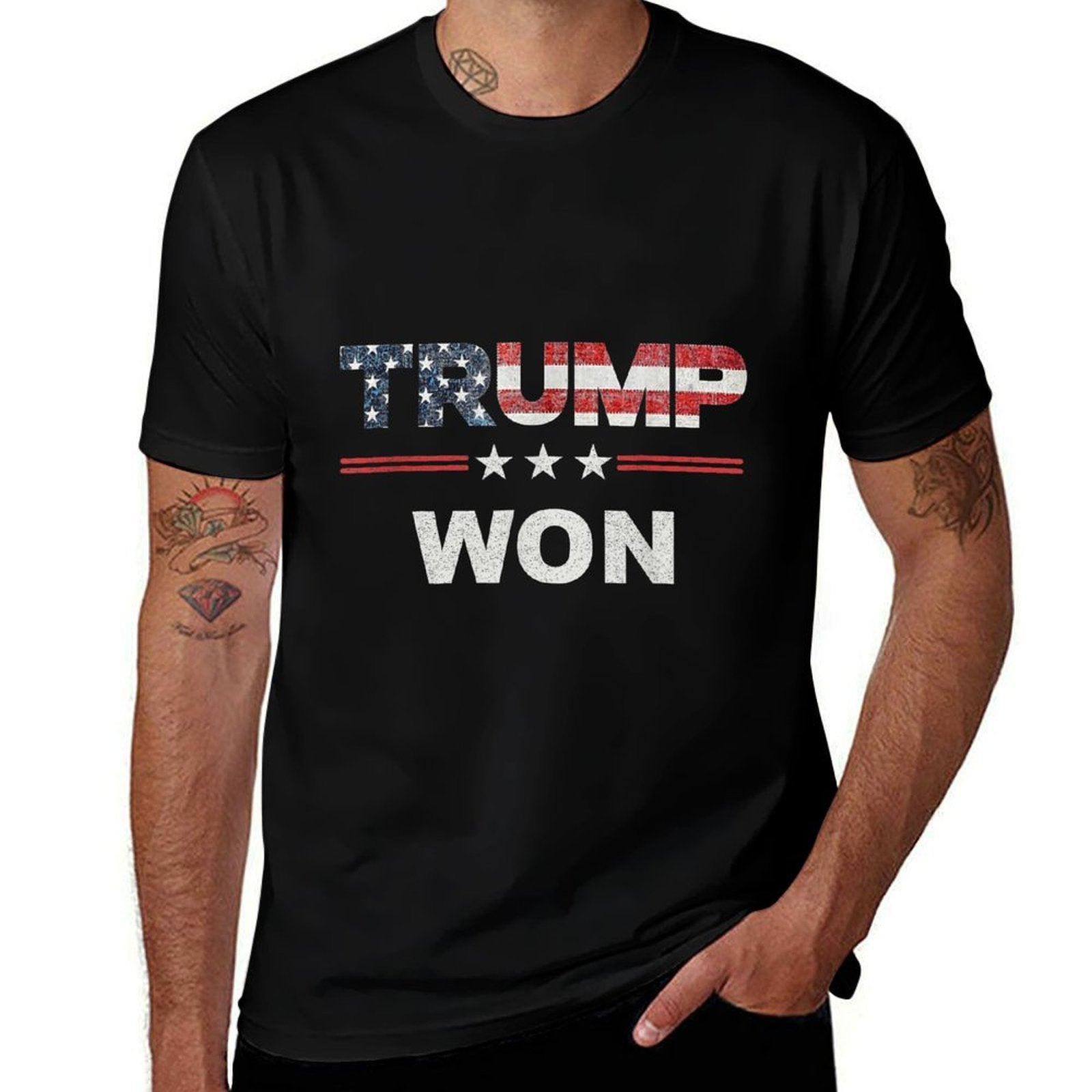 Trump Won T 4th of July American Comfortable T-Shirt
