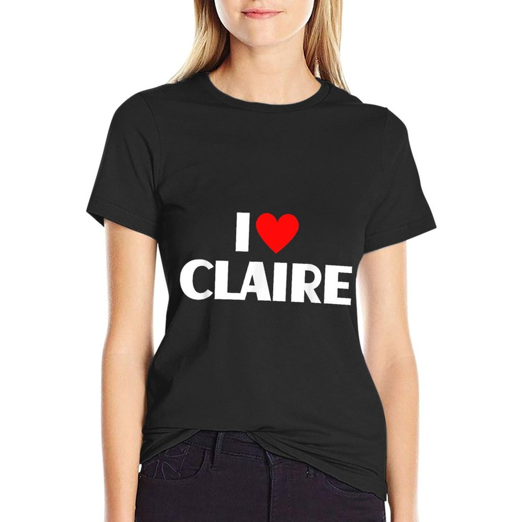 I Love Claire - I Heart Claire  Graphic-printed T-Shirt