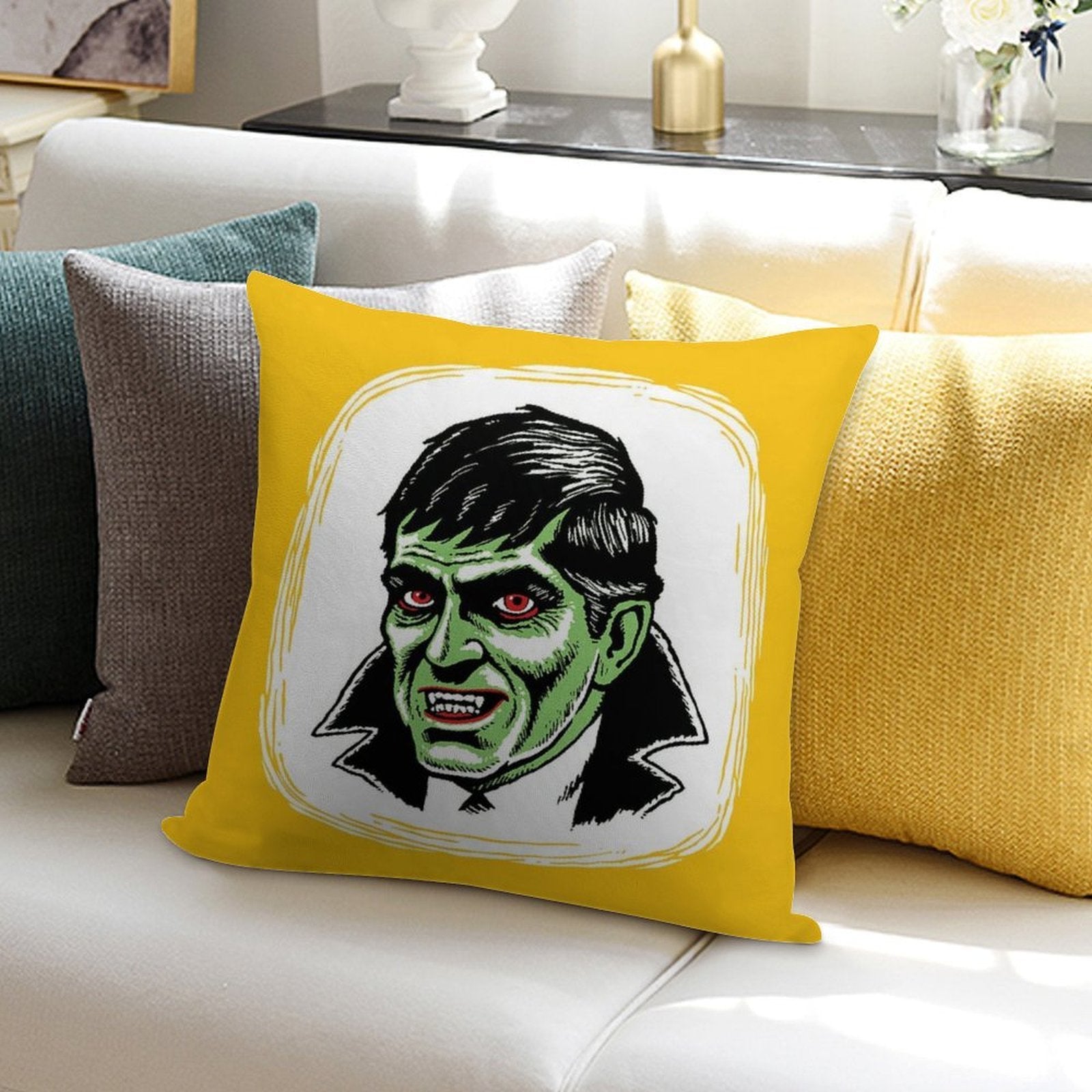 BARNABAS - Dark Shadows Soft Warmth Comfort Throw Pillow