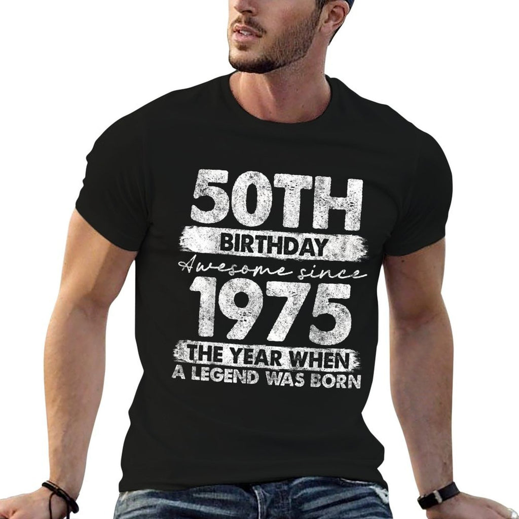 50 Year Old Gifts Vintage 1975 Limited Edition 50th Birthday  Classic T-Shirt