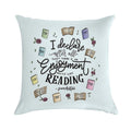 No Enjoyment Like Reading Soft Luxury Feel Throw Pillow