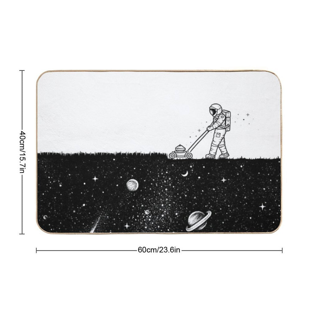 Space Cut  Easy To Clean Bath Mat