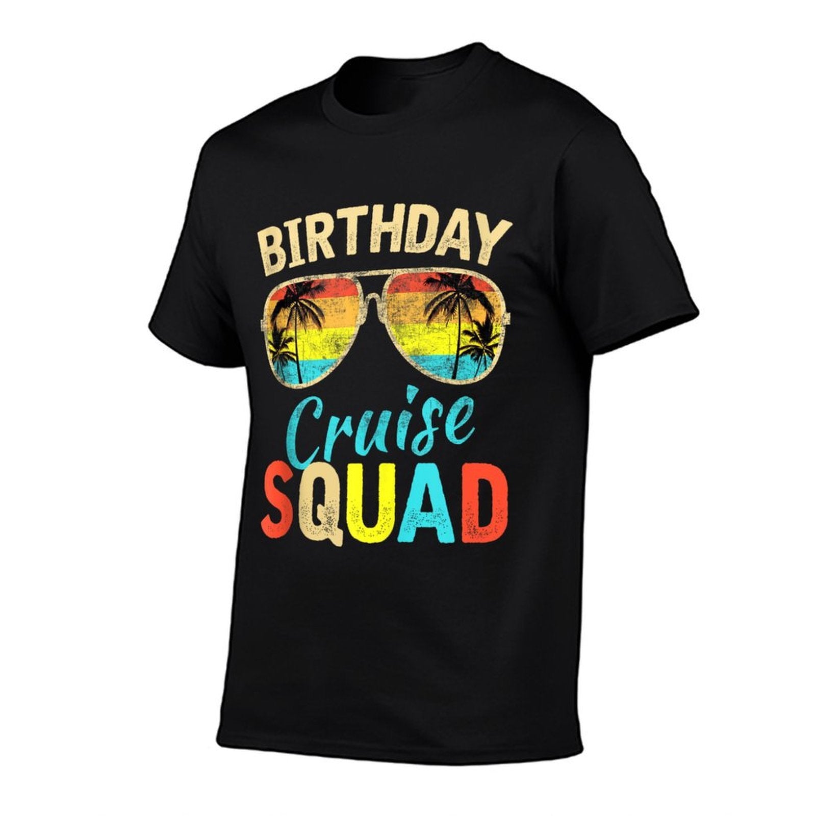 Birthday Cruise Squad Birthday Party Cruise Squad 2025  Trendy Pattern T-Shirt
