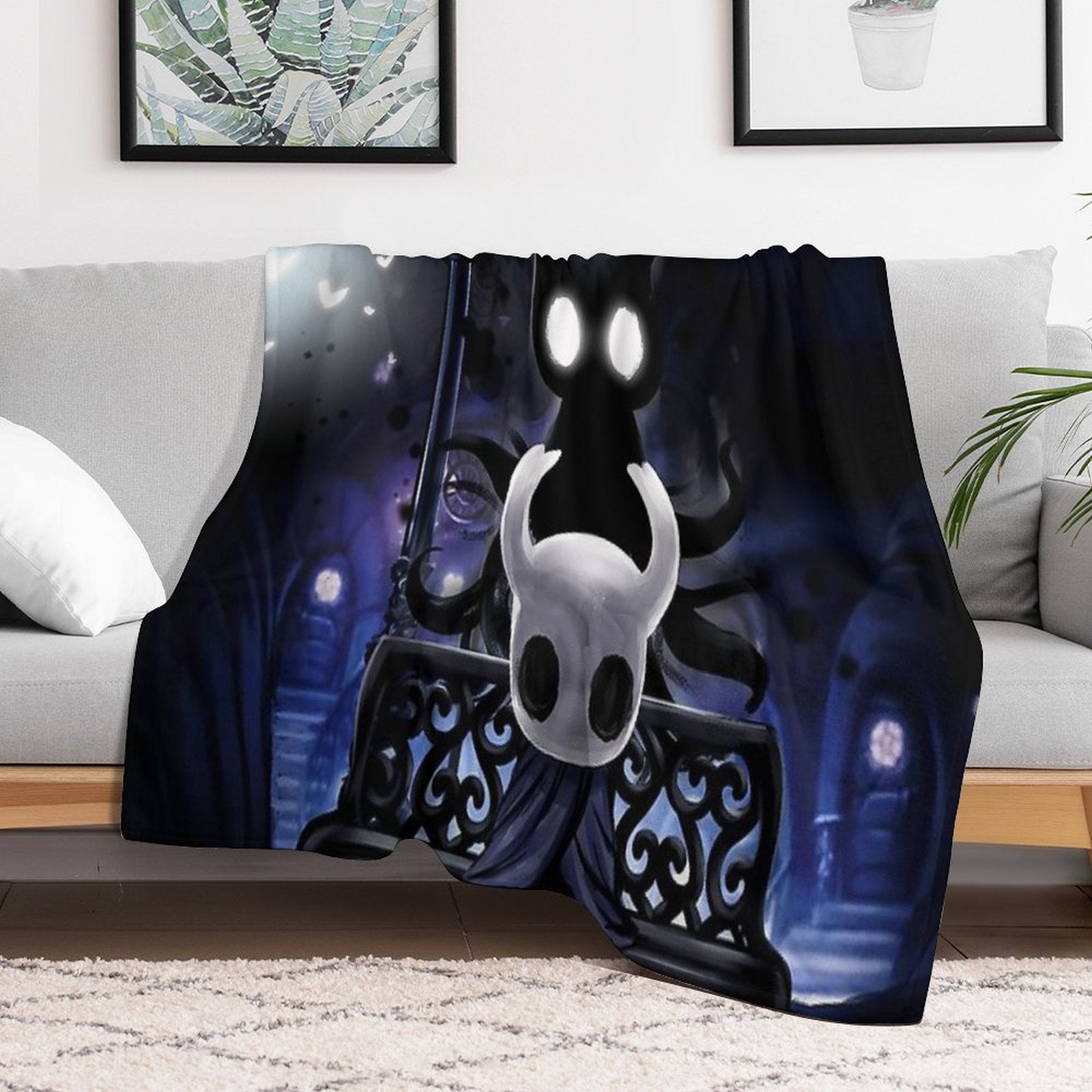 Hollow Knight Velvety-soft Throw Blanket