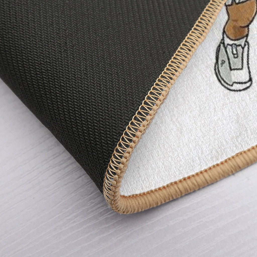 Roger Eyes on Ball  Absorbent Bath Mat